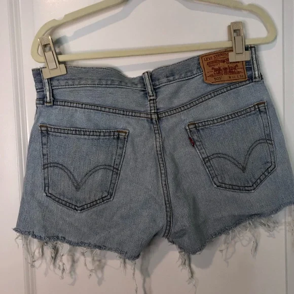 Levi's Shorts Urban Outfitters Levi Distressed Jean Shorts New